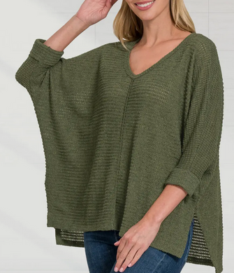 V-Neck Dolman Sweater