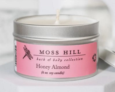 Soy Tin Candle - Honey Almond Scent