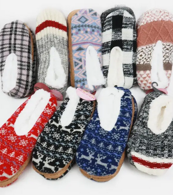 Indoor Gripper House Fuzzy Slipper Socks