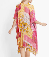 Load image into Gallery viewer, Lightweight Open Front Wrap - Pinks and Yellows