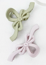 Load image into Gallery viewer, Bow Soft Tone Matte Hair Clips - Choose Colors!