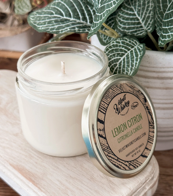 Lemon Citron (Citronella) Soy Candles