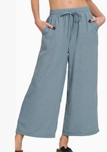 Load image into Gallery viewer, Wide Leg Ankle Pants - Choose Colors