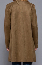 Load image into Gallery viewer, Faux Suede Long Jacket