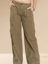 Load image into Gallery viewer, Low Rise Casual Cargo Pants
