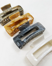 Load image into Gallery viewer, Marble Rectangle Hair Clips - Choose Colors!
