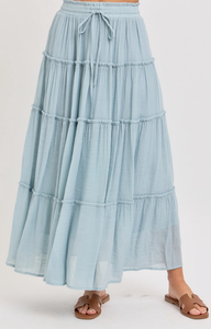 Tiered Maxi Skirt