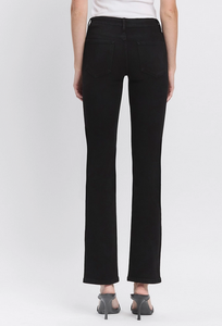 Mid Rise Bootcut Black Jeans by Vervet