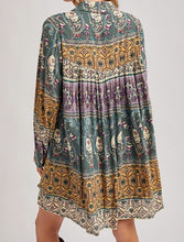 Load image into Gallery viewer, Paisley Print Shirt Dress