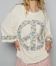Load image into Gallery viewer, Light Peace Patch Loose Top