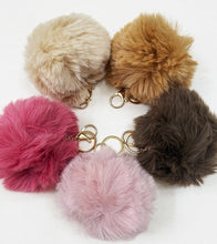 Load image into Gallery viewer, Pom Pom Key Chains - Choose Colors