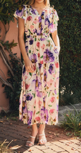 Load image into Gallery viewer, Violet Floral Midi Dress