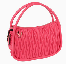 Load image into Gallery viewer, Quilted Matelassé Handbag Crossbody - Choose Colors