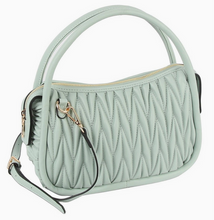 Load image into Gallery viewer, Quilted Matelassé Handbag Crossbody - Choose Colors