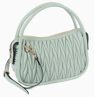 Quilted Matelassé Handbag Crossbody - Choose Colors