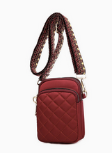 Load image into Gallery viewer, Quilted Crossbody w/ Guitar Strap - Choose Color