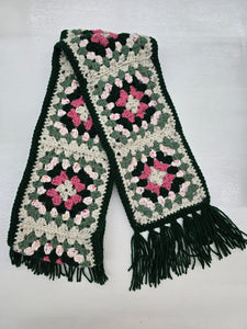 Granny Square Scarf - Choose Colors