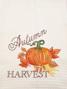 Fall / Autumn Embroidered Towels - Choose Design!!