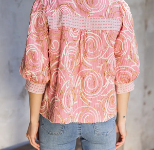 Detailed Multi Embroidery Top