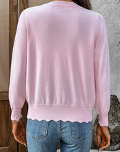 Load image into Gallery viewer, Scalloped Lightweight Cardigan - Choose Color