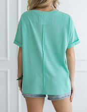 Load image into Gallery viewer, Mint Short Sleeve Thermal Top