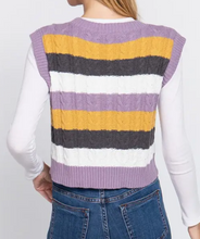 Load image into Gallery viewer, Sleeveless Striped Vest