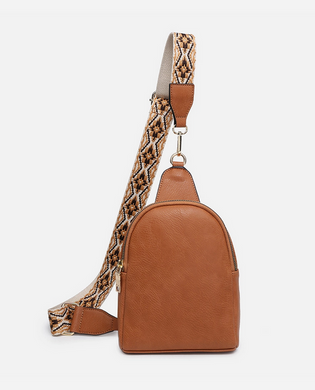 Brown Sling Bag w/ Guitar Strap