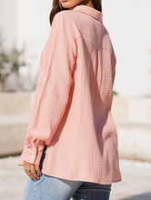 Load image into Gallery viewer, Peach Sorbet Cotton Button Down Shirt
