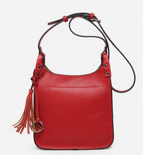 Load image into Gallery viewer, Blue Square Crossbody w/ Tassels - Choose Colors!