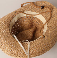 Load image into Gallery viewer, Straw Panama Adjustable Sun Hat