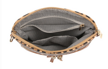 Load image into Gallery viewer, Crossbody with Zipper Tassels - Brick