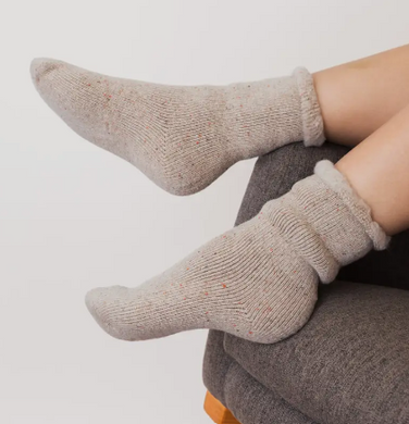 Thick Knit Crew Socks - Choose Colors