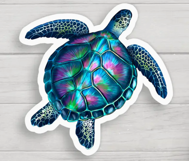 Sea Turtle Vinyl Sticker