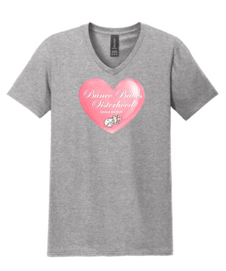 Bunco Babes Sisterhood V-Neck T-Shirt - Choose Color