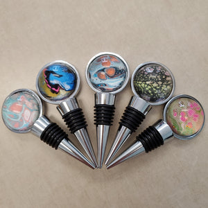 Bottle Stoppers by Art by Mongie