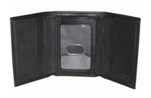 Load image into Gallery viewer, Tri Fold Men&#39;s Leather Wallet