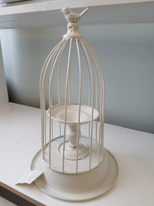 Decorative White Birdcage