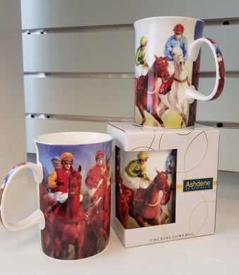 Derby Theme Design Coffee Mug - Gift Boxed