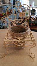 Load image into Gallery viewer, Decorative Metal Basket or Plant Holder