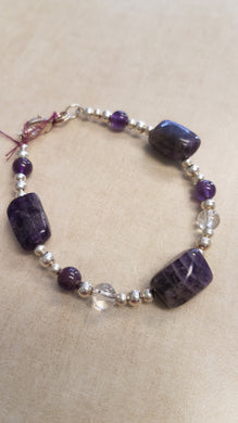 Purple Moon Bracelet by Lasca Kisslinger