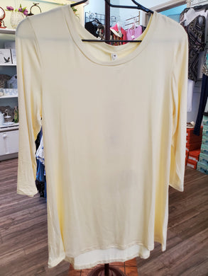 Solid Tunic Tops
