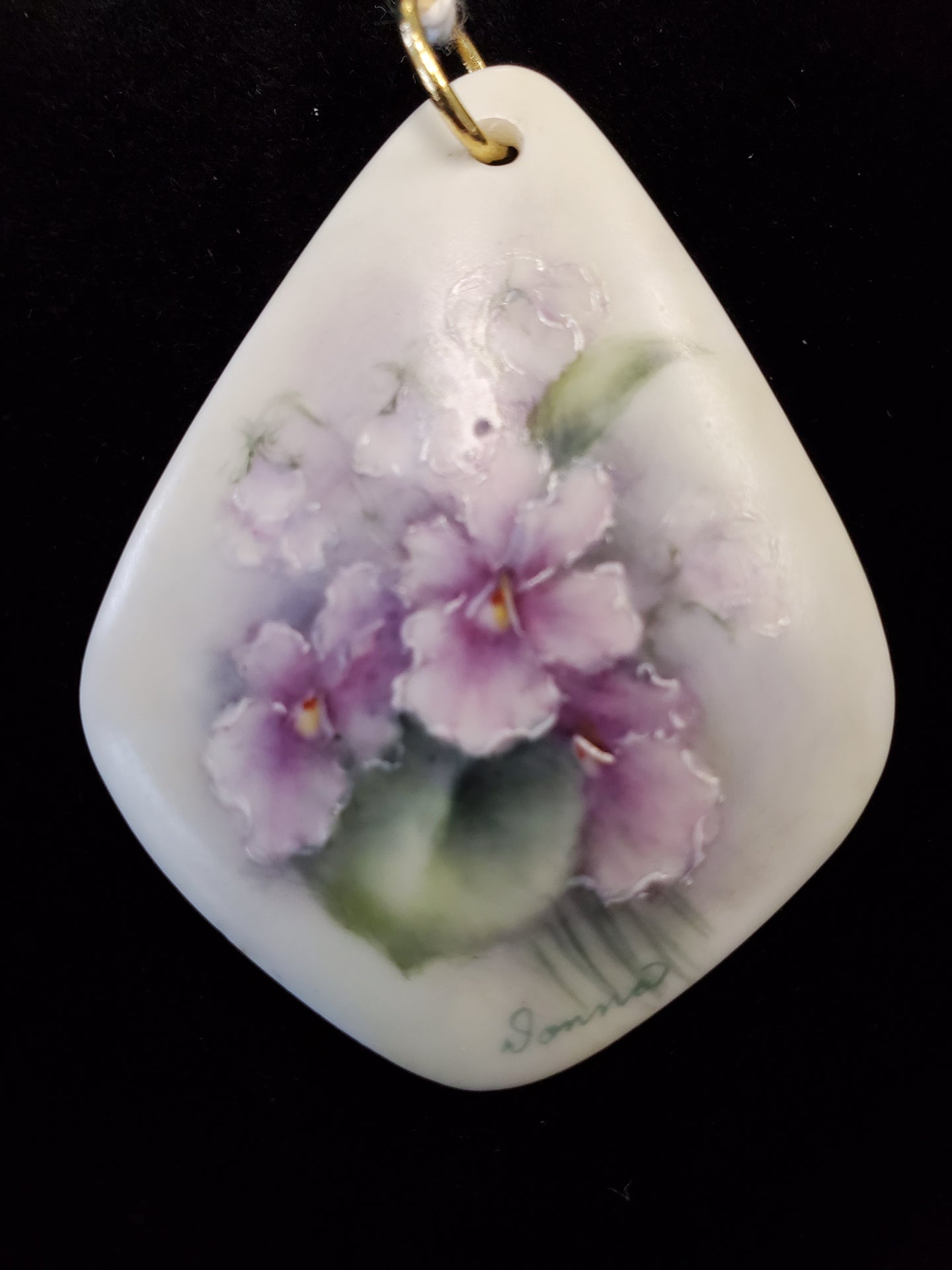 Hand-Painted Pendant / Keychains by Donna Owen