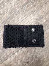 Load image into Gallery viewer, Headband - Black with Buttons