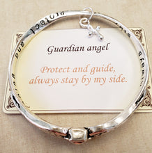 Load image into Gallery viewer, Guardian Angel Bangle Bracelet