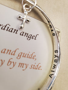 Guardian Angel Bangle Bracelet