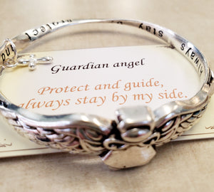 Guardian Angel Bangle Bracelet