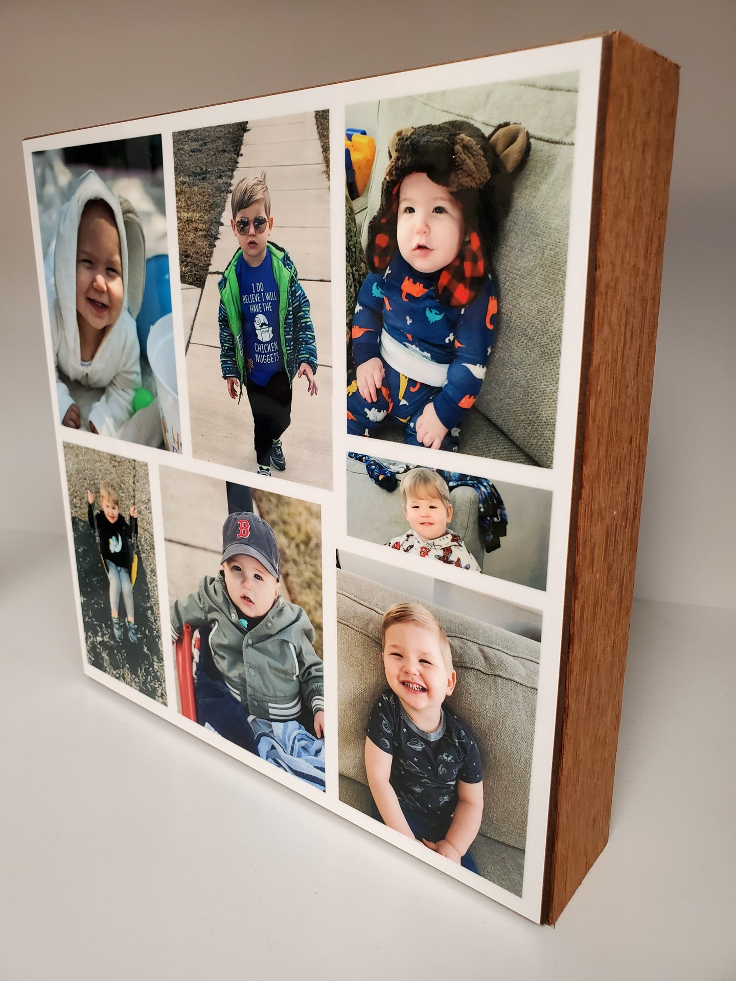 Custom Standup Wood Box Photo Frame