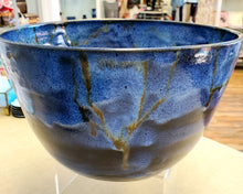Load image into Gallery viewer, Shades of Blue Large Bowl by Susan Layne Pottery