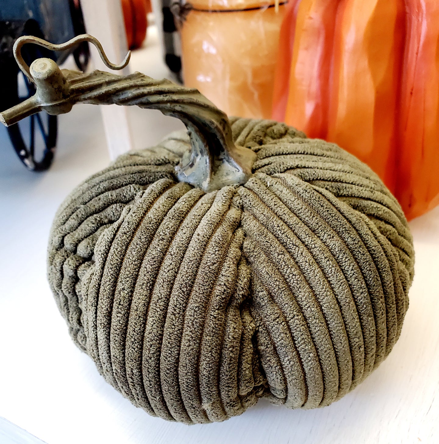 Soft Velvety Stuffed Pumpkins