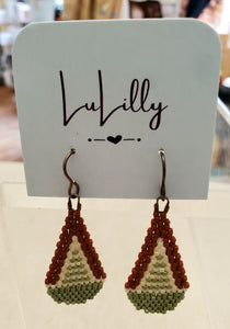 Beaded Earrings by LuLilly - Choose Colors and Styles!